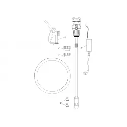 Pompe Adblue Fût 230V- Pistolet auto - Pro-équipements